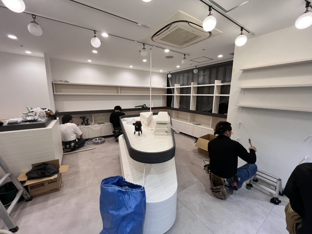 商業施設の店舗什器